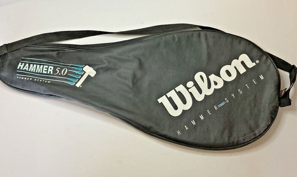 Wilson Profile Hammer System Graphite Tennis Racquet w/ Case & Strap Aqua Blue